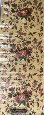 an image of a suitcase with a floral pattern on it