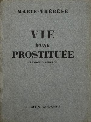 the front cover of a book with a black and white image