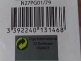 a close up of a barcode on a person ' s hand