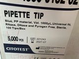 a close up of a box of pipette tip