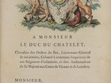 an old book with a picture of a coat of arms on it