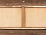 a picture of an old window with a wooden frame