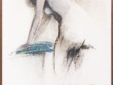 une image représentant le dessin d'une femme nue assise sur une chaise