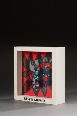 an image of a box with a bottle of perfume inside of it