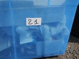 a plastic container with a number on it