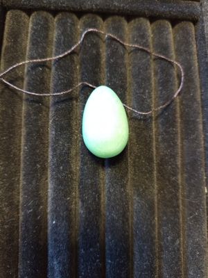 Lot de 50 Oeufs de Yoni en Aventurine Verte (Petite, Avec fi…