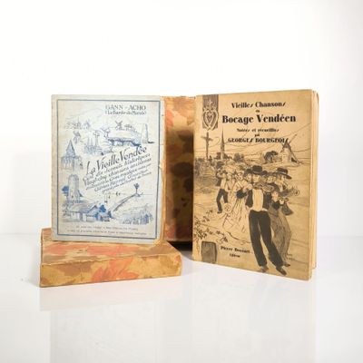 VENDEE. Lot : - BOURGEOIS (Georges) - Vieilles chansons du B…