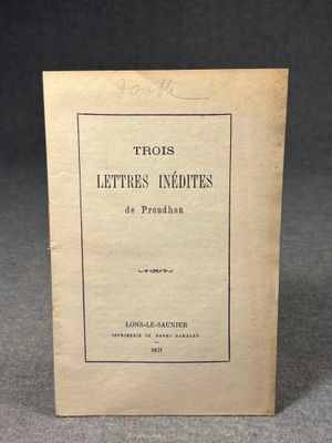 the front cover of the first edition of troi ' s letters and inefities