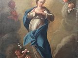 an image of a painting of a woman holding a child