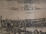 a picture of a drawing of a town in the middle of the picture
