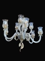 MURANO.important Lustre en cristal. (photo 4)