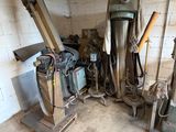 a room with a bunch of tools in it