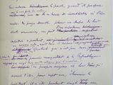 a close up of a piece of paper with writing on it