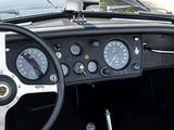 dashboard of a classic car with gauges and a steering wheel