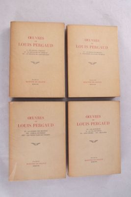 PERGAUD (Louis) : « Oeuvres » Paris Mercure de France 1948.