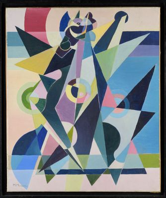 Michel MORENO (1945-) "Composition synthochromisme" HST, SBG…