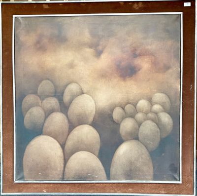 Yves RHAYÉ (1936-1995) « Composition »