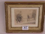 une image représentant une photo d'un dessin d'un homme et d'une femme