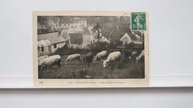 Aubusson : Vue prise des Granges (HM 136). B.E.  Carte très rare ...