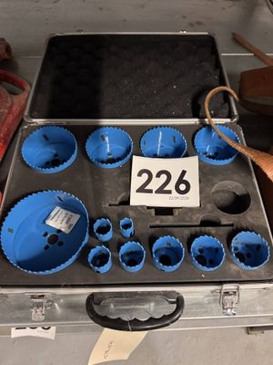 a metal case with a number of holes in it