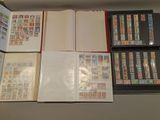 many different types of stamps on a table