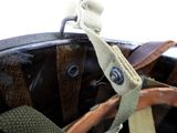 a close up of a bag with a strap on it