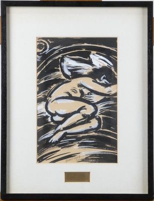 une image d'un dessin en noir et blanc d'une femme