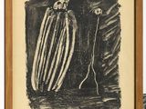 an image of a black and white drawing of a bunch of bananas