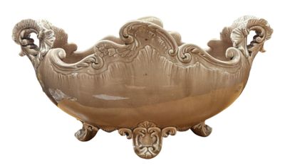 a large bowl that is sitting on a stand