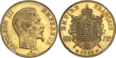 an image of a gold sovereign coin with a crown on it