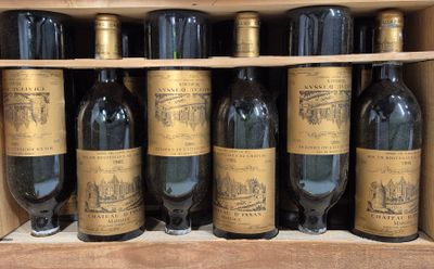 CHÂTEAU D'ISSAU MARGAUX 1985 12 bouteilles dans leur caisse …