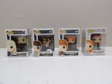 four pop vinyl figures of harry potter and hermion from harry potter and hermion and hermion from harry potter and hermion