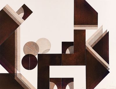 une photo d'une œuvre d'art qui semble être en bois