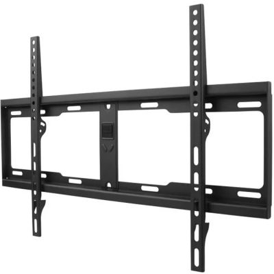 a black tv wall mount with a flat screen on it