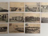 de nombreuses vieilles photos de personnes et de bateaux sur l'eau