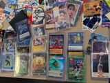 many different types of pokemon cards on the table