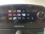 a close up view of the controls on a coffee machine