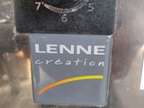 a close up of a machine with a sign on it