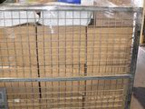 a cart with a lot of boxes on top of it