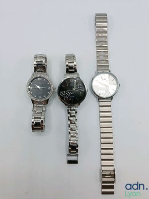 Lot de 3 montres pour femme en acier - GO MADEMOISELLE - Neu…