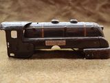 a toy train that is sitting on a table