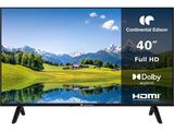 a flat screen tv with a mountain view on the screen