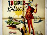 l'affiche du film « Saint Trope Blues », mettant en scène une femme avec une guitare