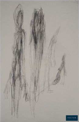 drawing of a group of people standing next to each other