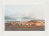 a picture of a picture of a landscape with mountains in the background