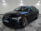 an image of a black audi car in a showroom