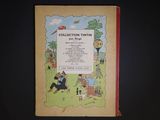 an old children ' s book with a picture of a man and a woman sitting on a bench