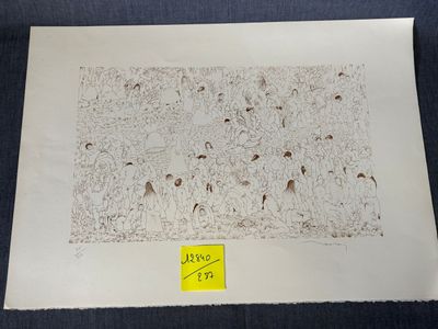 Max Savy (1918-2010) " My - Une foule" lithographie Signé en…