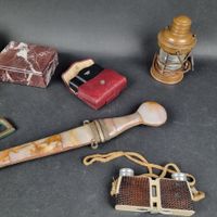 Manette : boîte en marbre rouge veiné, poignard avec fourrea… (photo 3)