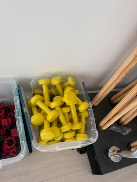1 caisse avec 24 poids de 1 kg REF. 32 VENTE SUR DESIGNATION SE TROUVANT A VILLEMOISSON SUR ORGE (91)